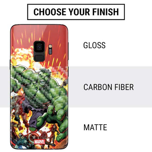 Marvel Avengers Assemble Hulk Galaxy S9 Skin