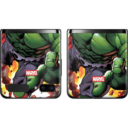 Marvel Avengers Assemble Hulk Galaxy Z Flip Skin