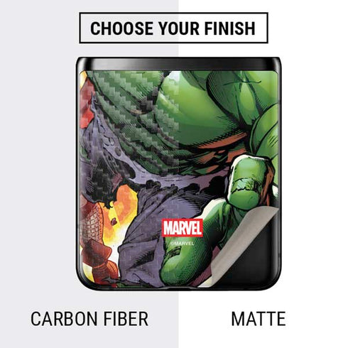 Marvel Avengers Assemble Hulk Galaxy Z Flip Skin