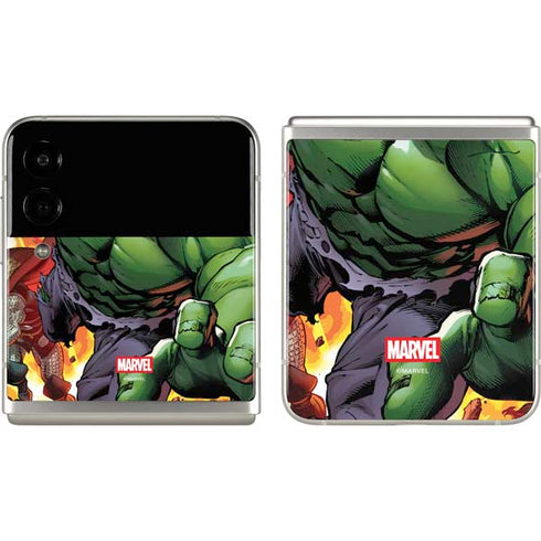 Marvel Avengers Assemble Hulk Galaxy Z Flip3 5G Skin
