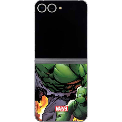 Marvel Avengers Assemble Hulk Galaxy Z Flip6 Skin