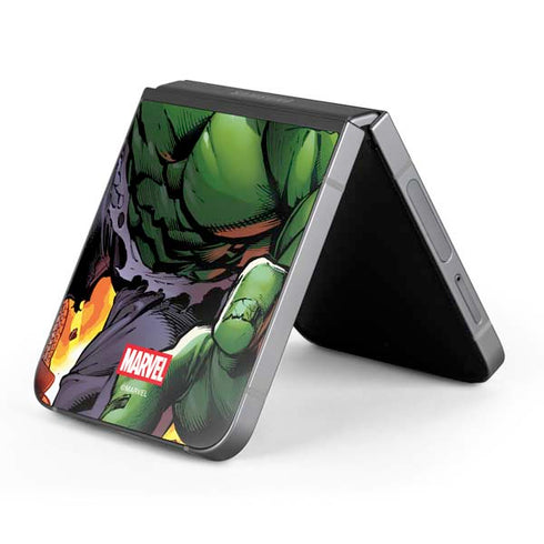 Marvel Avengers Assemble Hulk Galaxy Z Flip6 Skin
