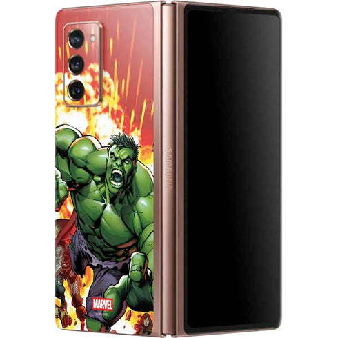 Marvel Avengers Assemble Hulk Galaxy Z Fold2 5G Skin