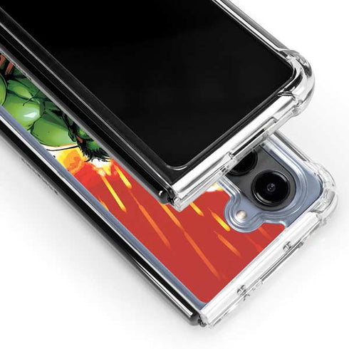 Marvel Avengers Assemble Hulk Galaxy Z Fold5 5G Clear Case