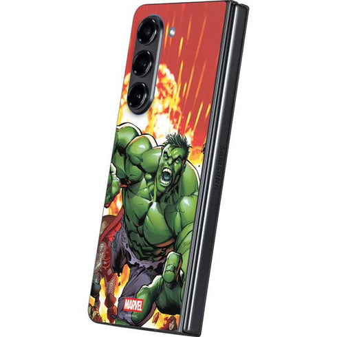 Marvel Avengers Assemble Hulk Galaxy Z Fold5 5G Skin