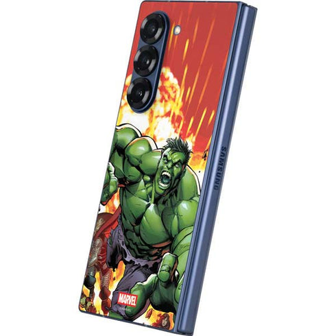 Marvel Avengers Assemble Hulk Galaxy Z Fold6 Skin