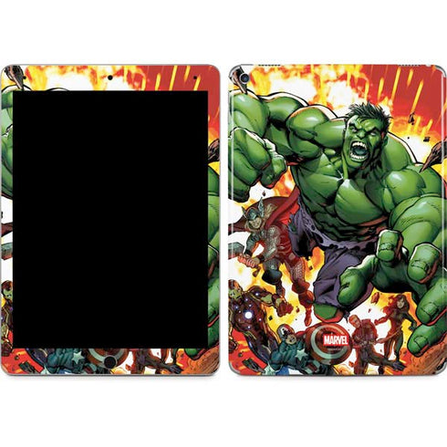 Marvel Avengers Assemble Hulk iPad Skins