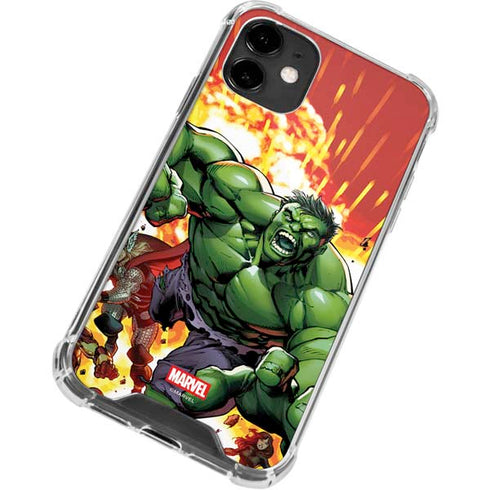 Marvel Avengers Assemble Hulk iPhone 12 Clear Case