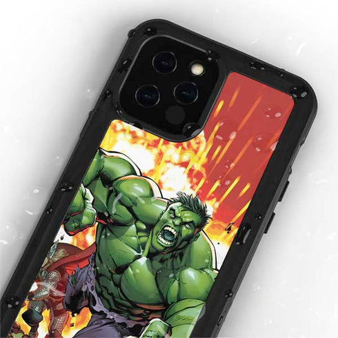 Marvel Avengers Assemble Hulk iPhone 12 Pro Waterproof Case