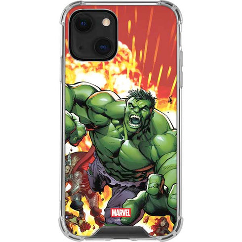 Marvel Avengers Assemble Hulk iPhone 13 Mini Clear Case