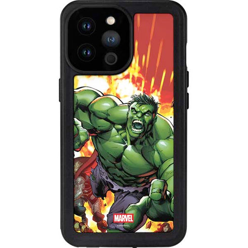Marvel Avengers Assemble Hulk iPhone 14 Pro Max Waterproof Case