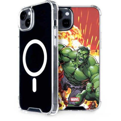 Marvel Avengers Assemble Hulk iPhone 15 MagSafe Case