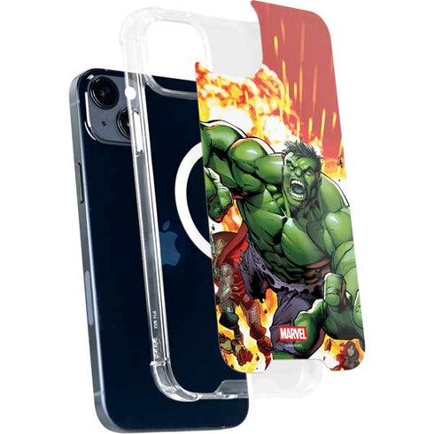Marvel Avengers Assemble Hulk iPhone 15 MagSafe Case