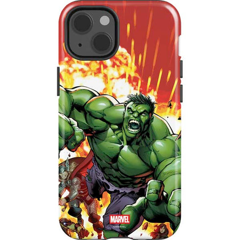 Marvel Avengers Assemble Hulk iPhone 15 Plus Impact Case