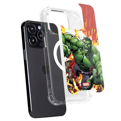 Marvel Avengers Assemble Hulk iPhone 15 Pro MagSafe Case