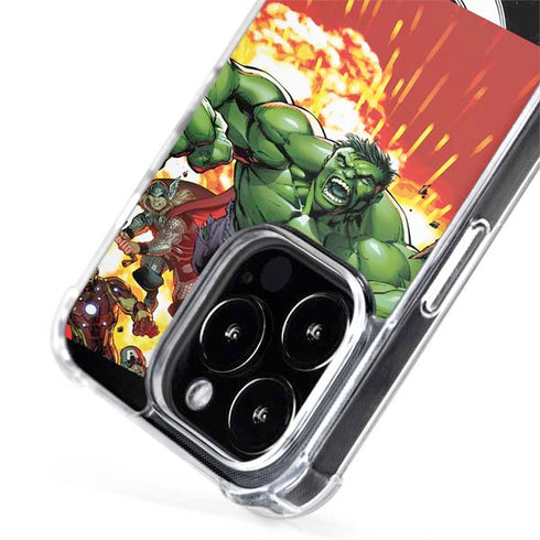 Marvel Avengers Assemble Hulk iPhone 15 Pro MagSafe Case