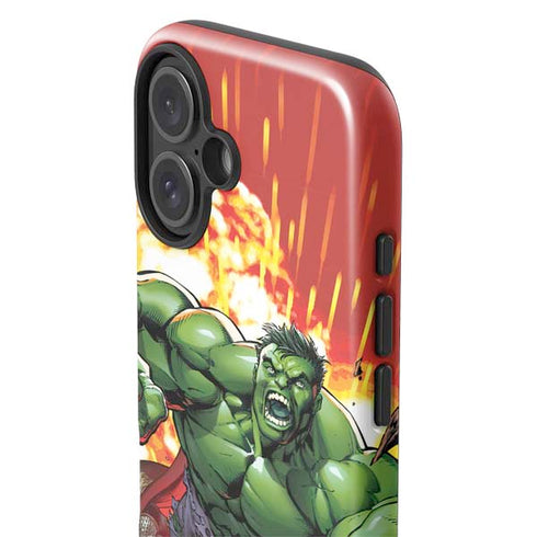 Marvel Avengers Assemble Hulk iPhone 16 Plus Impact Case