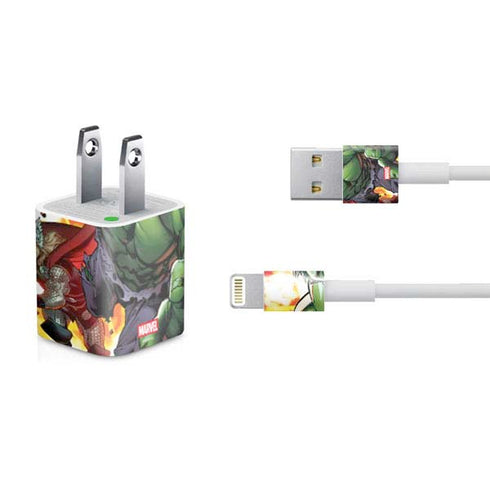 Marvel Avengers Assemble Hulk iPhone Charger (5W USB) Skin