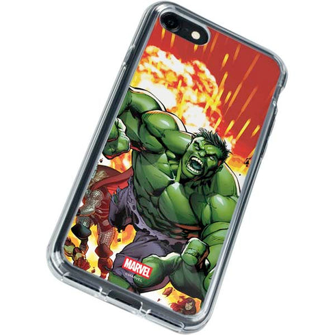 Marvel Avengers Assemble Hulk iPhone SE (2nd & 3rd Gen) Clear Case