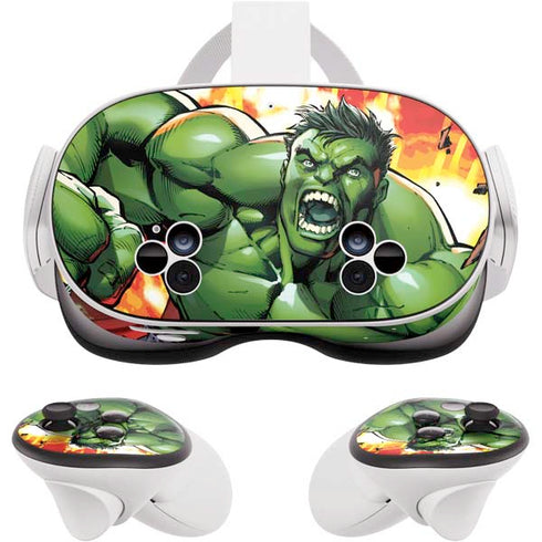 Marvel Avengers Assemble Hulk Meta Quest 3S Skin