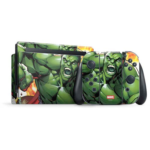 Marvel Avengers Assemble Hulk Nintendo Switch Bundle Skin