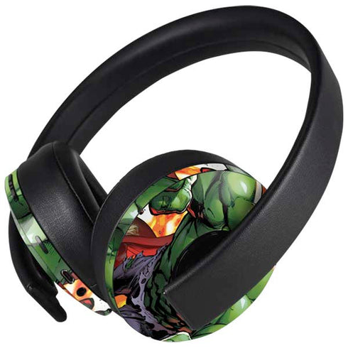 Marvel Avengers Assemble Hulk PlayStation 4 Gold Wireless Headset Skin