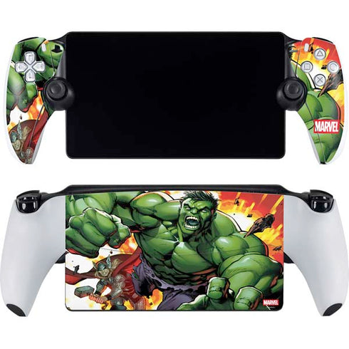 Marvel Avengers Assemble Hulk PlayStation Portal Remote Player Skin