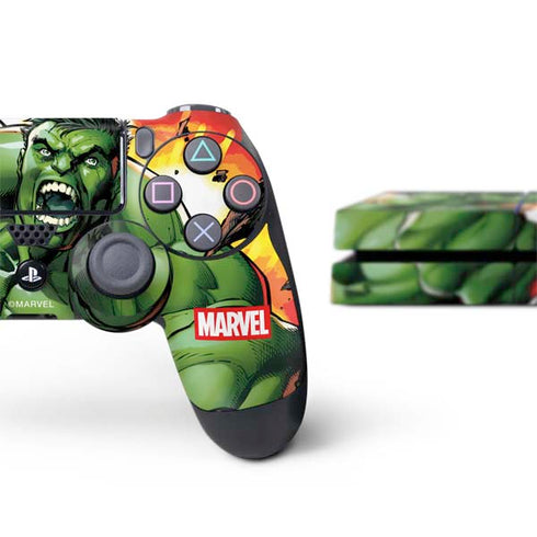 Marvel Avengers Assemble Hulk PS4 Console and Controller Bundle Skin