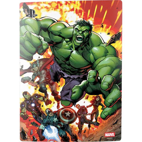 Marvel Avengers Assemble Hulk PS5 Console Skin
