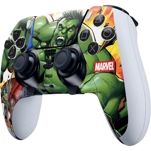 Marvel Avengers Assemble Hulk PS5 DualSense Edge Pro Controller Skin