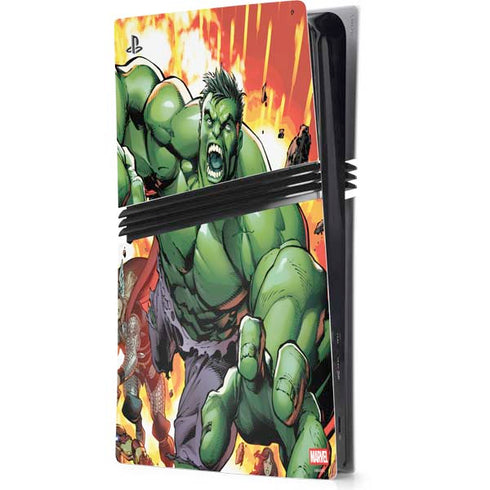 Marvel Avengers Assemble Hulk PS5 Pro Console Skin