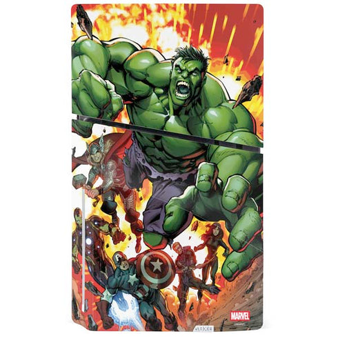 Marvel Avengers Assemble Hulk PS5 Slim Disk Console Skin