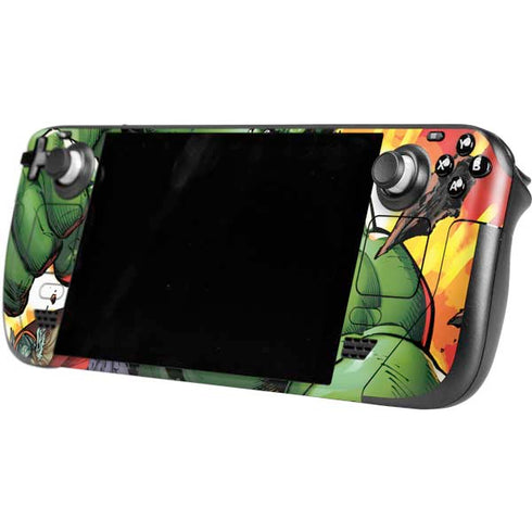 Marvel Avengers Assemble Hulk Steam Deck Handheld Gaming Computer OLED Skin