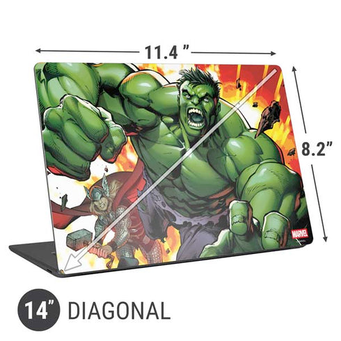 Marvel Avengers Assemble Hulk Universal Laptop 14in (11.4 x 8.2in) Skin