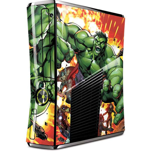 Marvel Avengers Assemble Hulk Xbox 360 Slim (2010) Skin