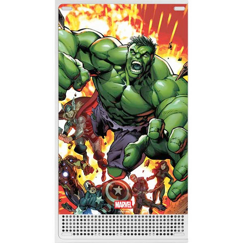 Marvel Avengers Assemble Hulk Xbox Series S Console Skin