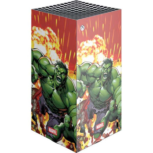 Marvel Avengers Assemble Hulk XBox Series X Digital Edition Console Skin