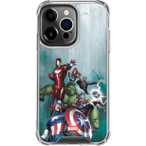 Marvel Avengers Assemble iPhone 13 Pro Clear Case