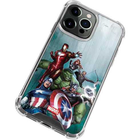 Marvel Avengers Assemble iPhone 14 Pro Clear Case