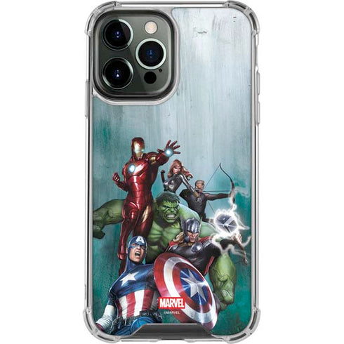Marvel Avengers Assemble iPhone 14 Pro Max Clear Case
