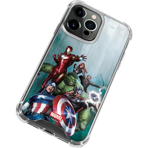 Marvel Avengers Assemble iPhone 14 Pro Max Clear Case