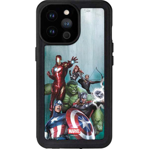 Marvel Avengers Assemble iPhone 14 Pro Max Waterproof Case