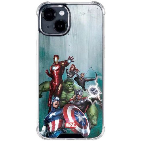 Marvel Avengers Assemble iPhone 15 Clear Case