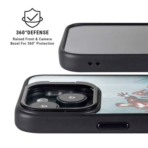 Marvel Avengers Assemble iPhone 15 Plus Kickstand Case