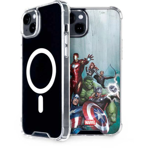 Marvel Avengers Assemble iPhone 15 Plus MagSafe Case