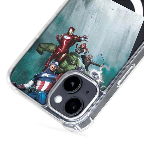Marvel Avengers Assemble iPhone 15 Plus MagSafe Case