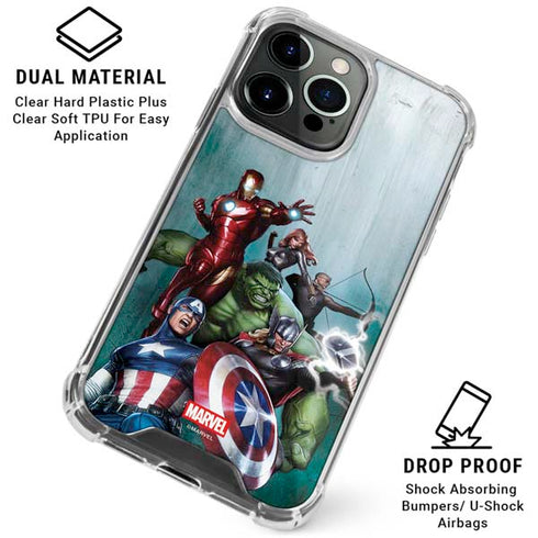 Marvel Avengers Assemble iPhone 15 Pro Clear Case