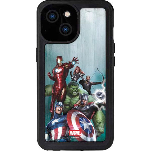 Marvel Avengers Assemble iPhone 15 Waterproof Case
