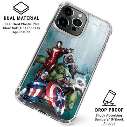 Marvel Avengers Assemble iPhone 16 Pro Max Clear Case