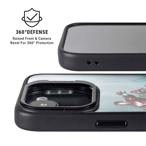 Marvel Avengers Assemble iPhone 16e Kickstand Case